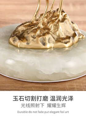 铜之父全铜仙鹤比翼双飞家居工艺摆设送朋友闺蜜婚结婚