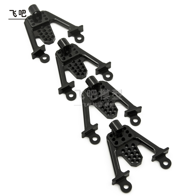 1:10攀爬车配件 SCX10铝合金多孔位调整前避震支架升级版原厂通用 - 图2
