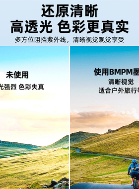 BMPM防晒墨镜男女高清2026新款高级感太阳镜防紫外线折叠款眼镜