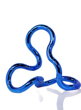 现代简约轻奢摆件莫比乌斯环形曲线室内客厅抽象线形异Z形几何饰