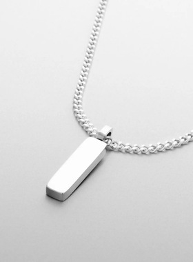 钛钢项链极简现代风细链条