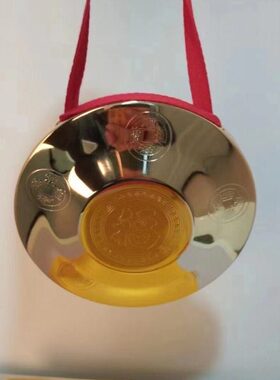 易圣六帝铜锣摆件