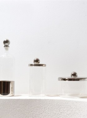 现代简约仙隐系列水壶杯子s玻璃摆件样板间样品屋展示中心酒店家