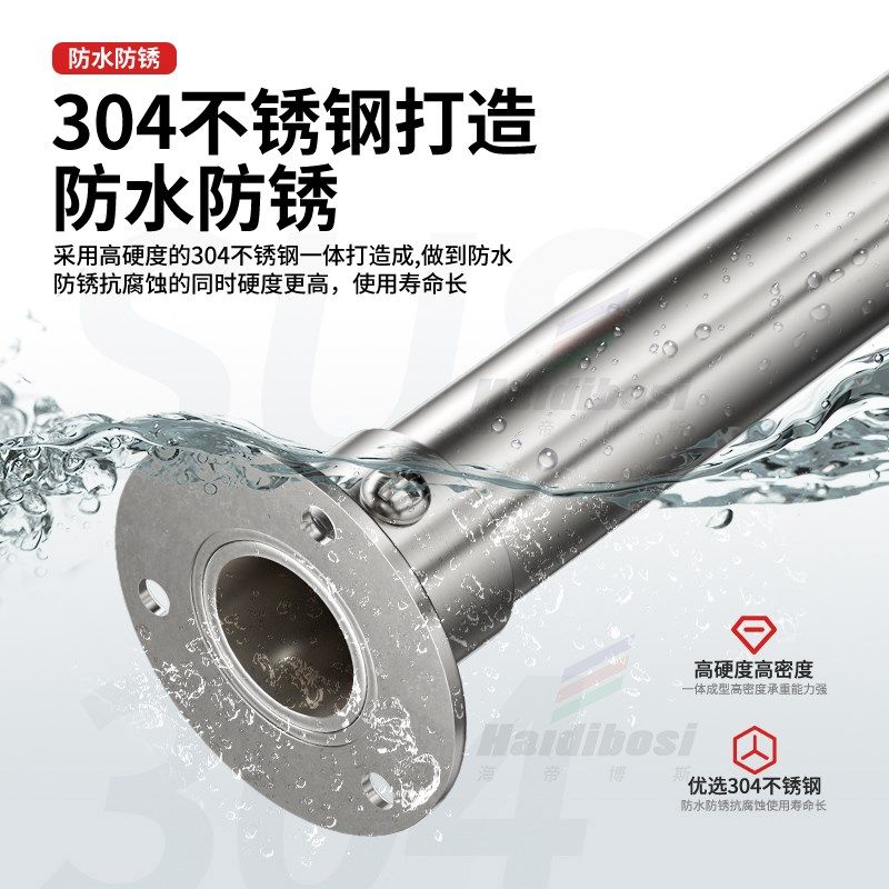 不锈钢管杆子单根挂衣杆横杆衣柜挂衣杆固定座毛巾杆底座衣架配件,淘宝优惠券,粉丝福利购,淘宝优惠卷