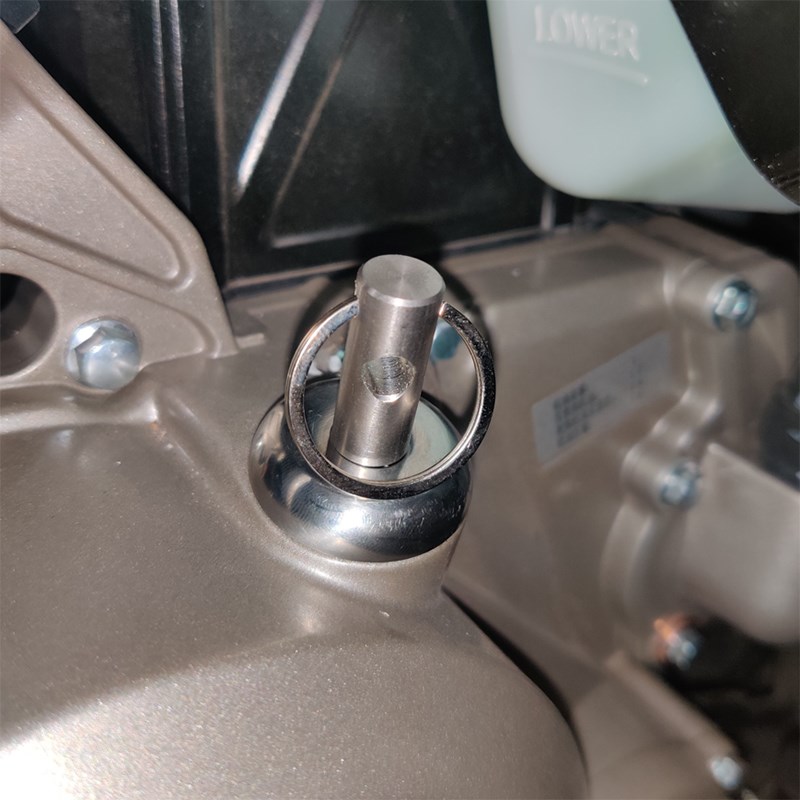 适用无极CU625 CU525 CU250改装防盗机油盖不锈钢防Z撬机油螺丝尺 - 图0