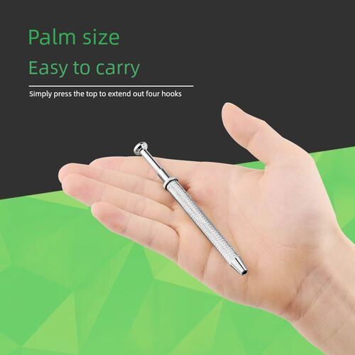 不锈钢钻石爪珠宝夹抓松散的钻石和宝石特殊的四爪镊子珠宝设备工 - 图1