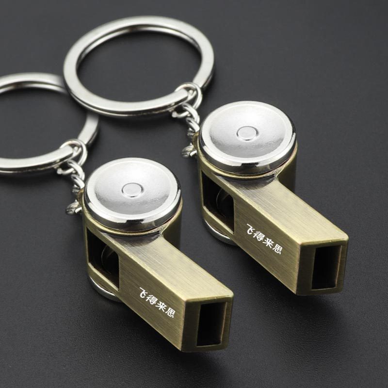 野外金属口哨钥匙扣个性男士高档户外救援教练/裁判比赛求生口哨,淘宝优惠券,粉丝福利购,淘宝优惠卷