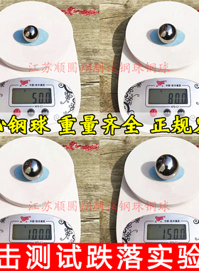 冲击测试钢球实心大钢珠跌落体实验1000g225g500g535g1040g2000克