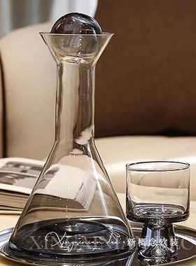 轻奢样板间酒柜组合摆件售楼处水吧创意酒具酒杯托盘搭配装饰品