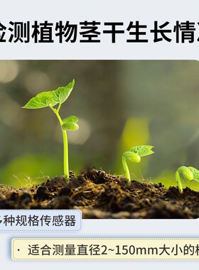 茎干生长传感器果实直径测量仪不锈钢支架RS485在线监测变送器
