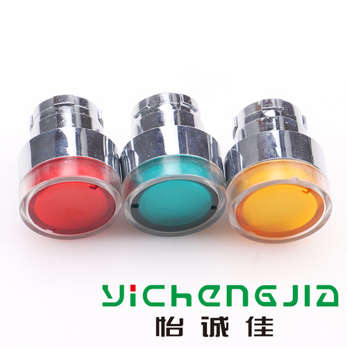 带灯按钮头ZB2-BW33C BW34C BW35C BW31C BW36C红绿黄带灯按钮头 - 图2
