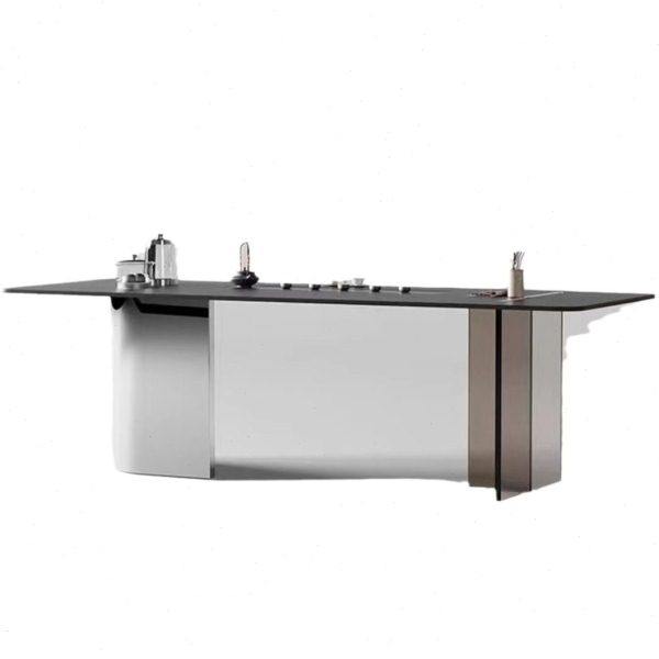 阳台茶桌轻奢现岩板亚克力悬浮底座茶盘电器一体家居客厅茶台,淘宝优惠券,粉丝福利购,淘宝优惠卷