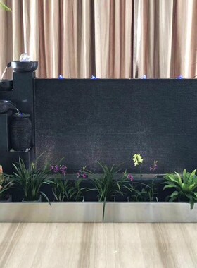 石材水幕墙流水屏风隔断庭院鱼池瀑布水景喷泉别墅花园景观摆直销