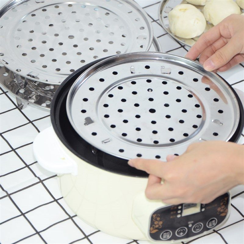 蒸片不锈钢蒸盘圆形家用蒸格蒸屉器篦子蒸包子加高脚蒸笼隔水蒸架,淘宝优惠券,粉丝福利购,淘宝优惠卷