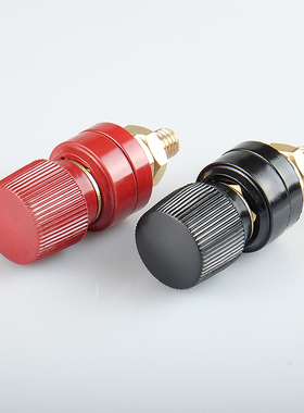 纯铜JS-333接线柱M6逆变器接线桩汽油发电机电源端子6mm音箱配件