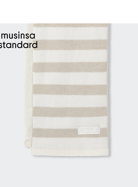 OHESHIO联名限定系列韩国26新品女士条纹围巾MUSINSA  STANDARD