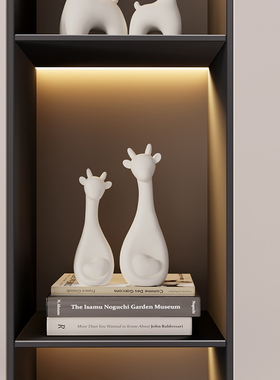 现代简约小鹿摆件客厅玄关电视酒柜家居装饰品创意办公.室桌面摆