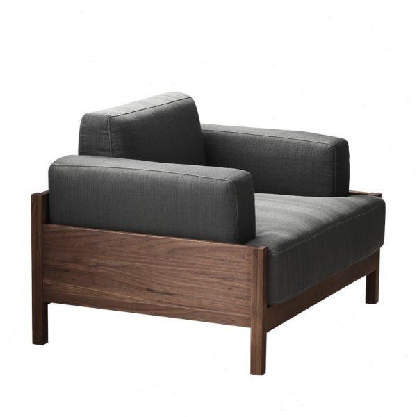 凡人家私全实木沙发黑胡桃木日式简约北欧客厅家具三单人布艺整装,淘宝优惠券,粉丝福利购,淘宝优惠卷