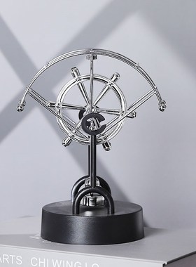 牛顿摆永动机摆件永动仪书房办公室客厅酒柜装饰品创意轻奢小