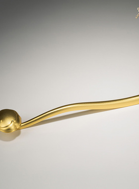 铜师傅 全铜摆件《如意(真金鎏镀)》铜K工艺品 家居饰品 礼品