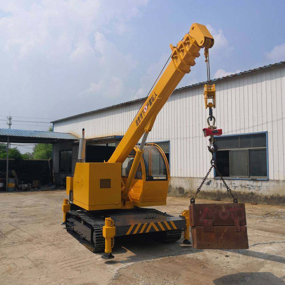 教学用履带吊车履带液压微型吊机链轨式底盘无线遥控操作,淘宝优惠券,粉丝福利购,淘宝优惠卷