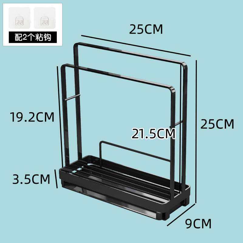 置物架厨房各种神器抹布架洗碗毛巾收纳置物架海绵沥水架台面窗,淘宝优惠券,粉丝福利购,淘宝优惠卷