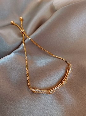 竹节手链女cins潮小众设计冷淡风高级感手镯手环简约手饰女生闺蜜