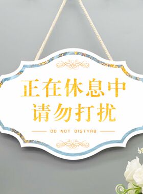 定制工作中请勿打扰创意挂牌私人场所直播中门牌休息中勿扰提示牌