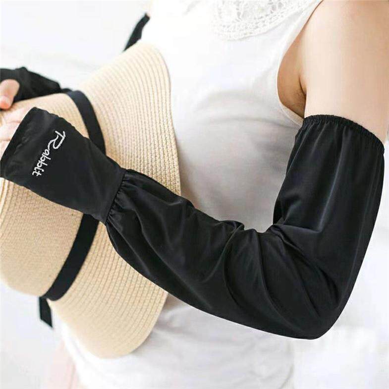 防晒女士冰袖宽松袖套户外好看套袖薄款透气护袖新款手套夏季冰丝