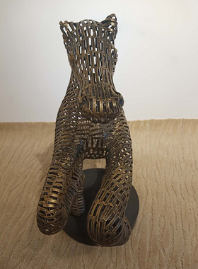 创意工艺品酒店大堂客厅办公室装饰马摆件金属铁艺艺术品桌面摆件