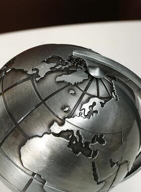 客厅酒柜地球仪桌面装饰品摆件 家居办公室书房摆设开学毕业礼物