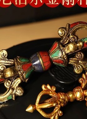 尼泊尔藏五股九股金刚柄件大藏式家K庭房间与中国装饰乔迁