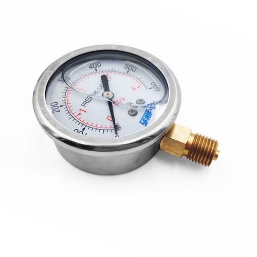 油压表竖向抗震耐震压力表径向测压YN-601.62.5/4/10/16/W25/40MP - 图0