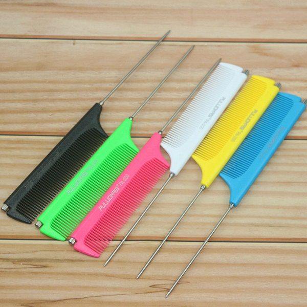 理发店梳美发工具可伸缩钢针尖尾梳理发打毛挑梳便捷旅行梳子包邮,淘宝优惠券,粉丝福利购,淘宝优惠卷