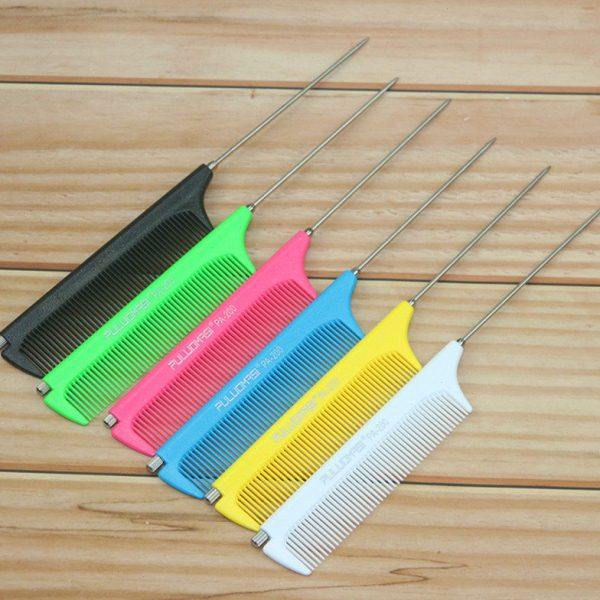 理发店梳美发工具可伸缩钢针尖尾梳理发打毛挑梳便捷旅行梳子包邮,淘宝优惠券,粉丝福利购,淘宝优惠卷