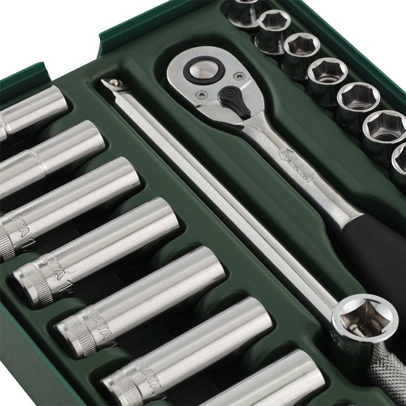 世达09902工具车配套工具托套筒棘轮扳手组合套装3/8英寸10MM - 图2