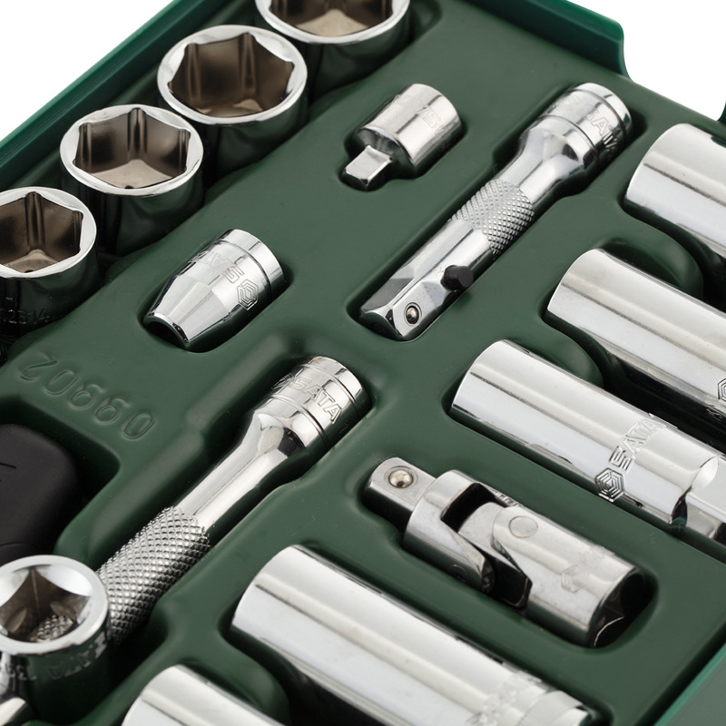 世达09902工具车配套工具托套筒棘轮扳手组合套装3/8英寸10MM - 图3