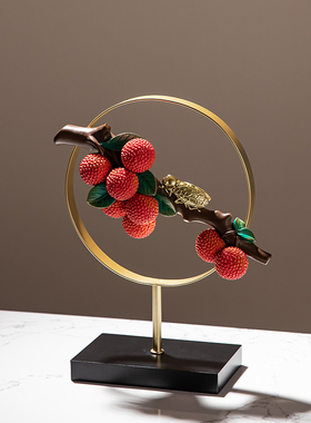 名利双收办公室摆件领导老板书柜装F饰办公桌高档轻奢乔迁新居礼