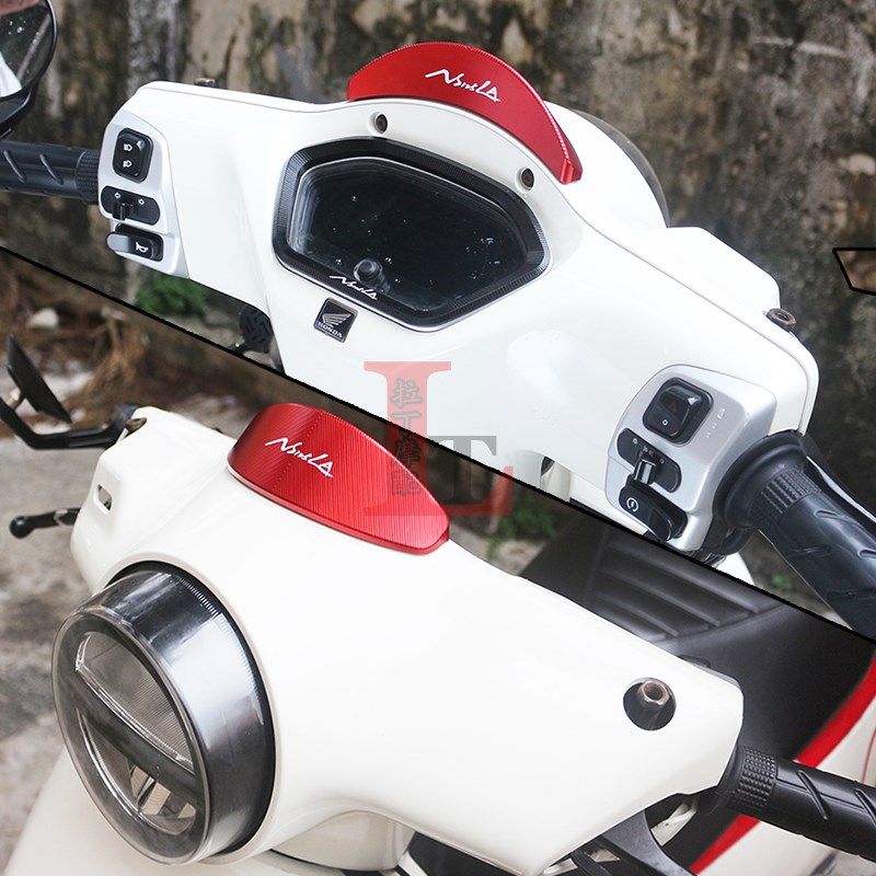 适用本田NS125LA改装仪表遮阳盖加高车头扰流板壳装饰罩帽子配件,淘宝优惠券,粉丝福利购,淘宝优惠卷