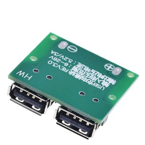 9V 12V 24V转5V 3A 双USB输出 DC-DC车载充电 降压稳压充电模块 - 图2