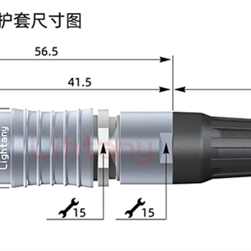 PHG.3B.330.CLLD 62 72 82 92 10 11 Z 浮动插座带护套连接器 - 图3
