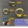 Live ring sleeve buckle ring transparent heat shrink pipe anti-detachment protective sleeve invisible open leather rubber sleeve seal fixing sleeve
