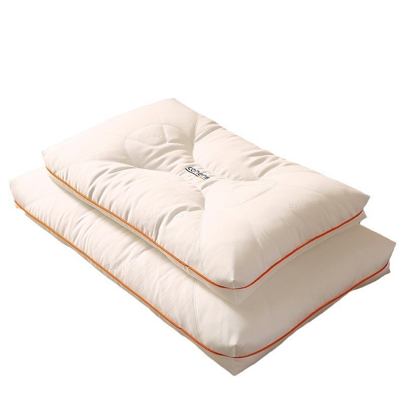 壳恩士抗菌抗菌枕头水洗低枕芯扁D平枕定型枕立体枕面包枕一对装 - 图2