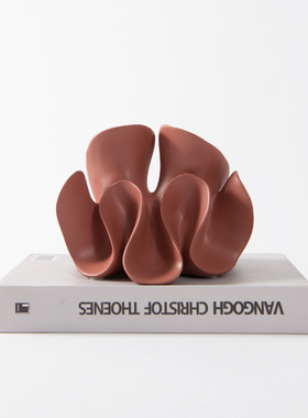 现代简约异形几何艺术品工艺品波浪造型创意民宿酒柜软装饰品摆件