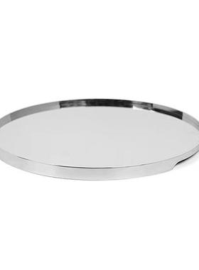 现代简约创意金属托盘收纳盘装饰盘样板呢房售楼处茶几桌面摆件