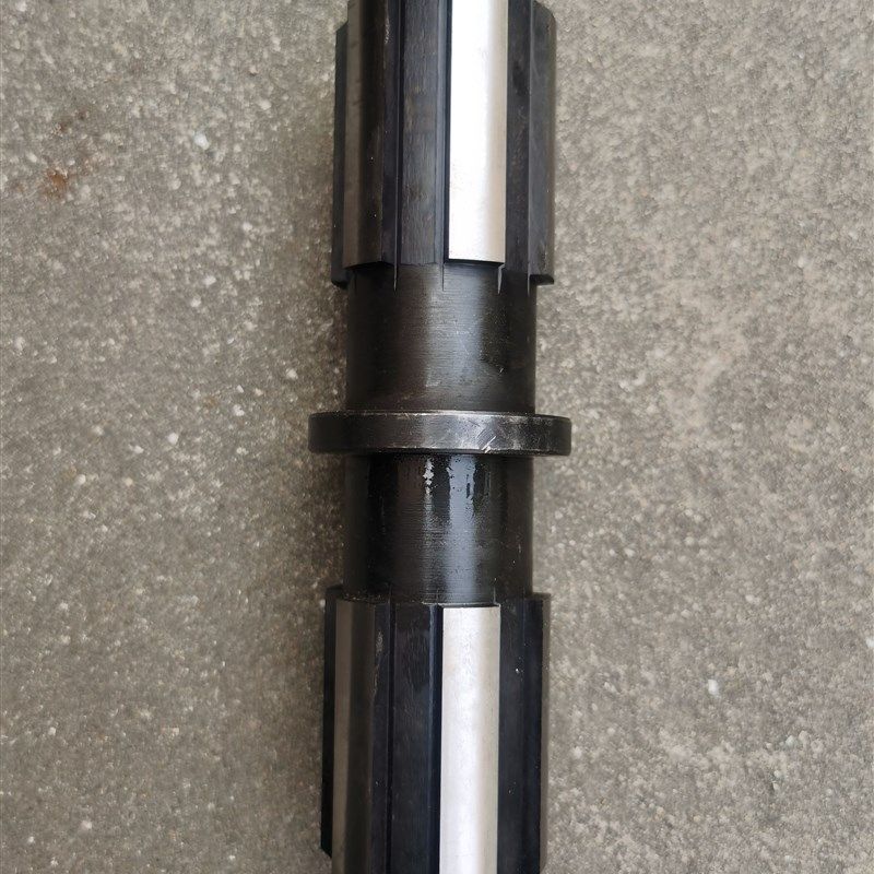 机床配件  重庆滚齿机Y3150E Y3180H滑板伞齿连接轴(花键) - 图0