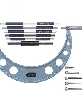 Mitutoyo三丰外径千分尺数显340-251高精度机械104-139A系列正品