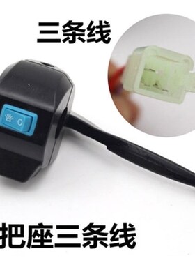 电动三轮车把座开关总成喇叭大灯转向灯开关通用总成通用开关组合
