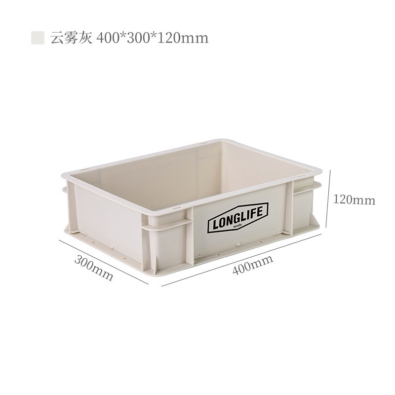 源头工厂longlife工业风堆叠塑料箱家用加厚组合柜车载后备收纳箱 - 图3