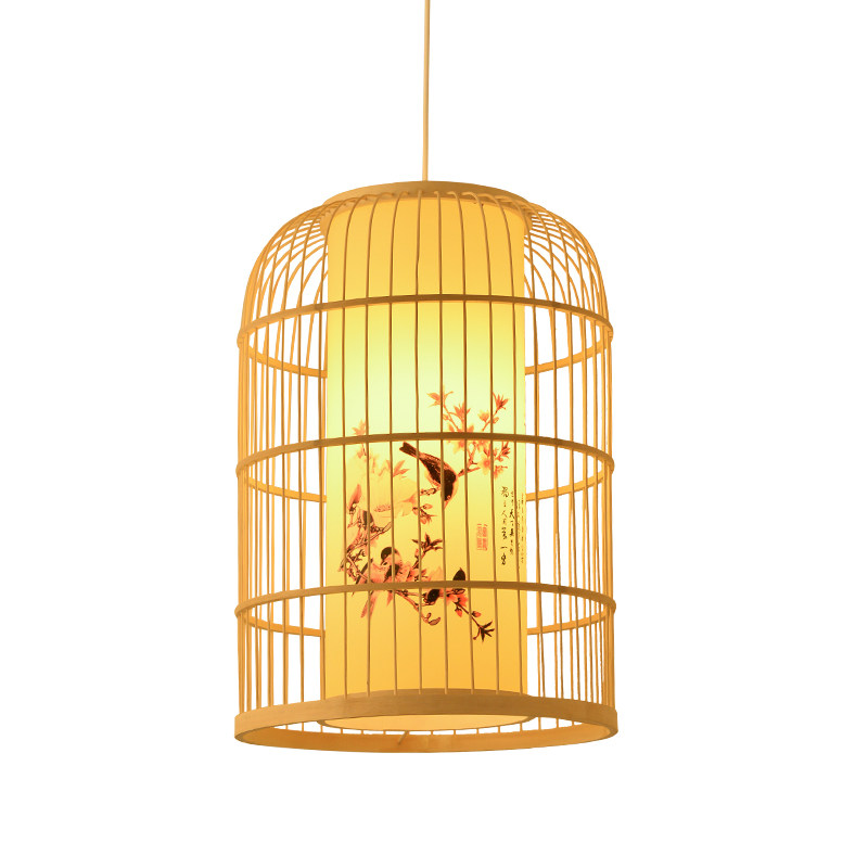 竹艺竹编吊灯饭店藤艺编织鸟巢创意个性阳台吊灯复古灯具,淘宝优惠券,粉丝福利购,淘宝优惠卷